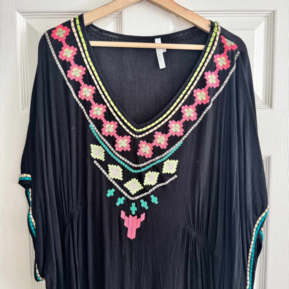 Seafolly lightweight coverup caftan